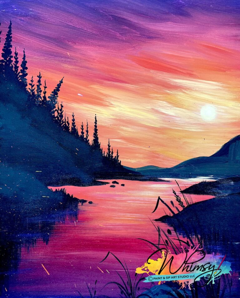 Kaleidoscope Canyon Whimsy Paint & Sip