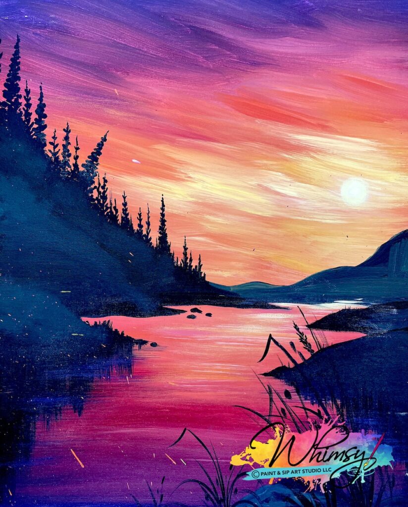 Kaleidoscope Canyon Whimsy Paint & Sip